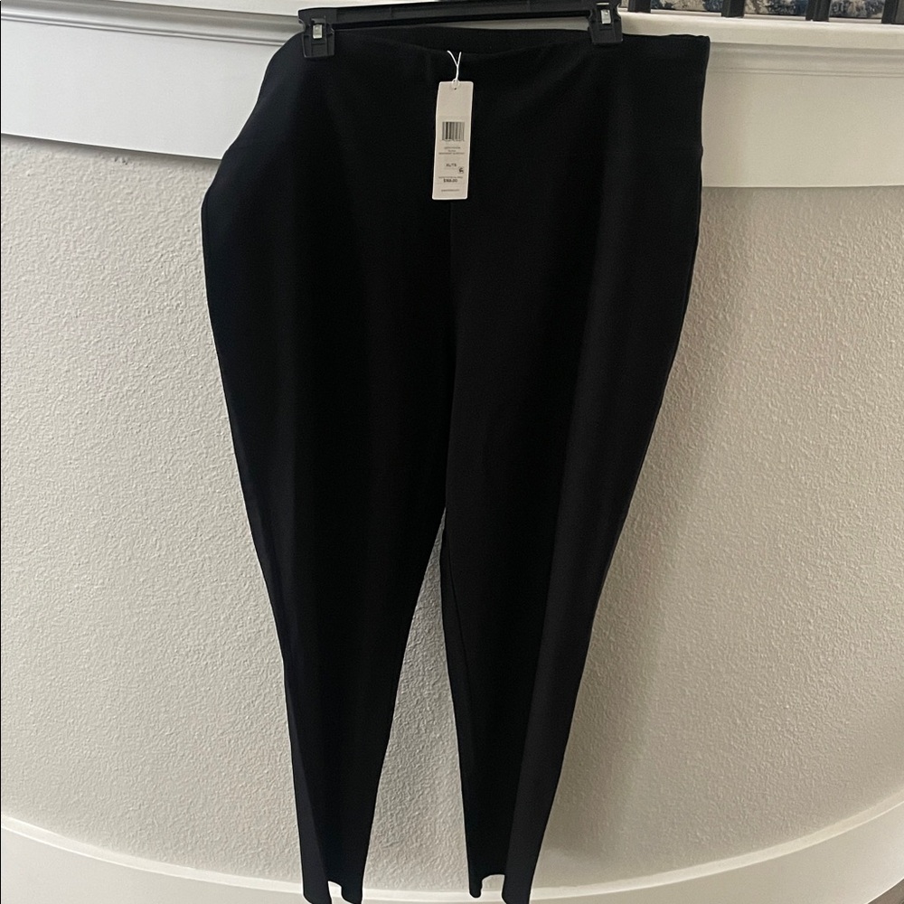 Eileen Fisher Black high waist slim leg  Pants